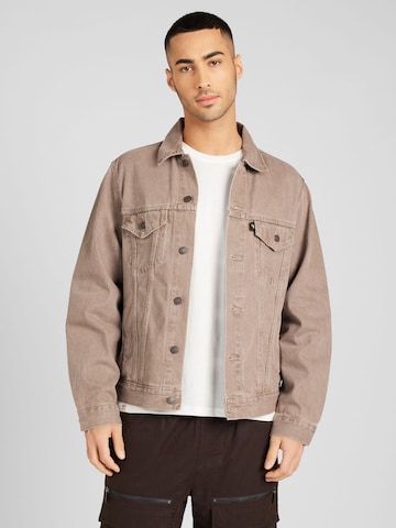 LEVI'S ® Демисезонная куртка 'Vintage Fit Trucker' в Серый: спереди