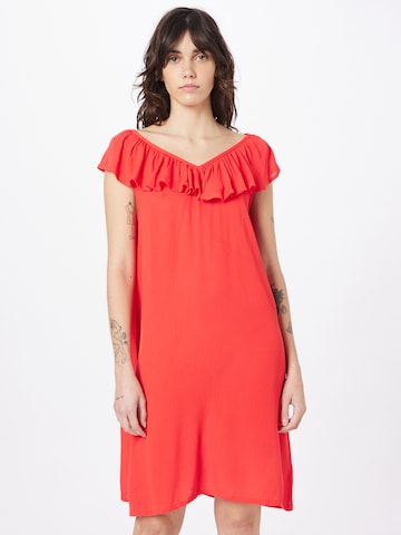 ICHI Dress in Red: front