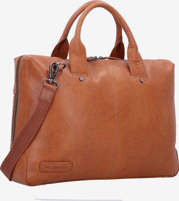 Plevier Document Bag in Brown