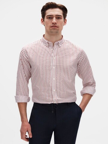 D’S Damat Regular Fit Hemd in Rot: Vorderseite