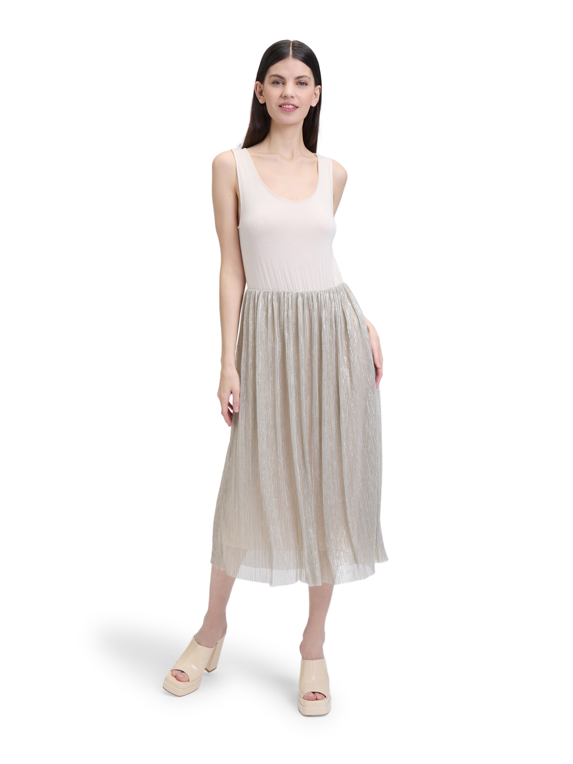 Cartoon Midikleid 2er Set in Silber