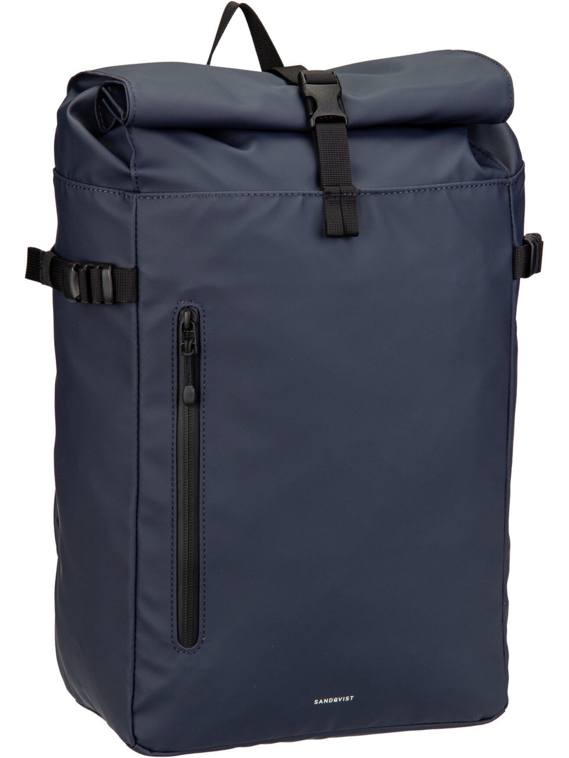 SANDQVIST Backpack 'Stream' in Blue: front