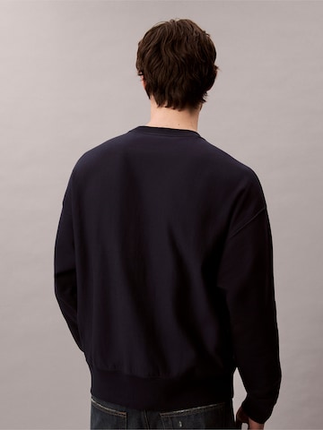 Calvin Klein Jeans Mikina – modrá