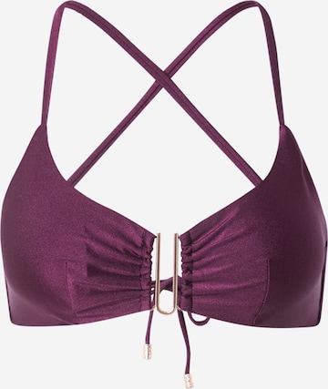 purpurinė Hunkemöller Biustjė Bikinio viršutinė dalis 'Costa': priekis