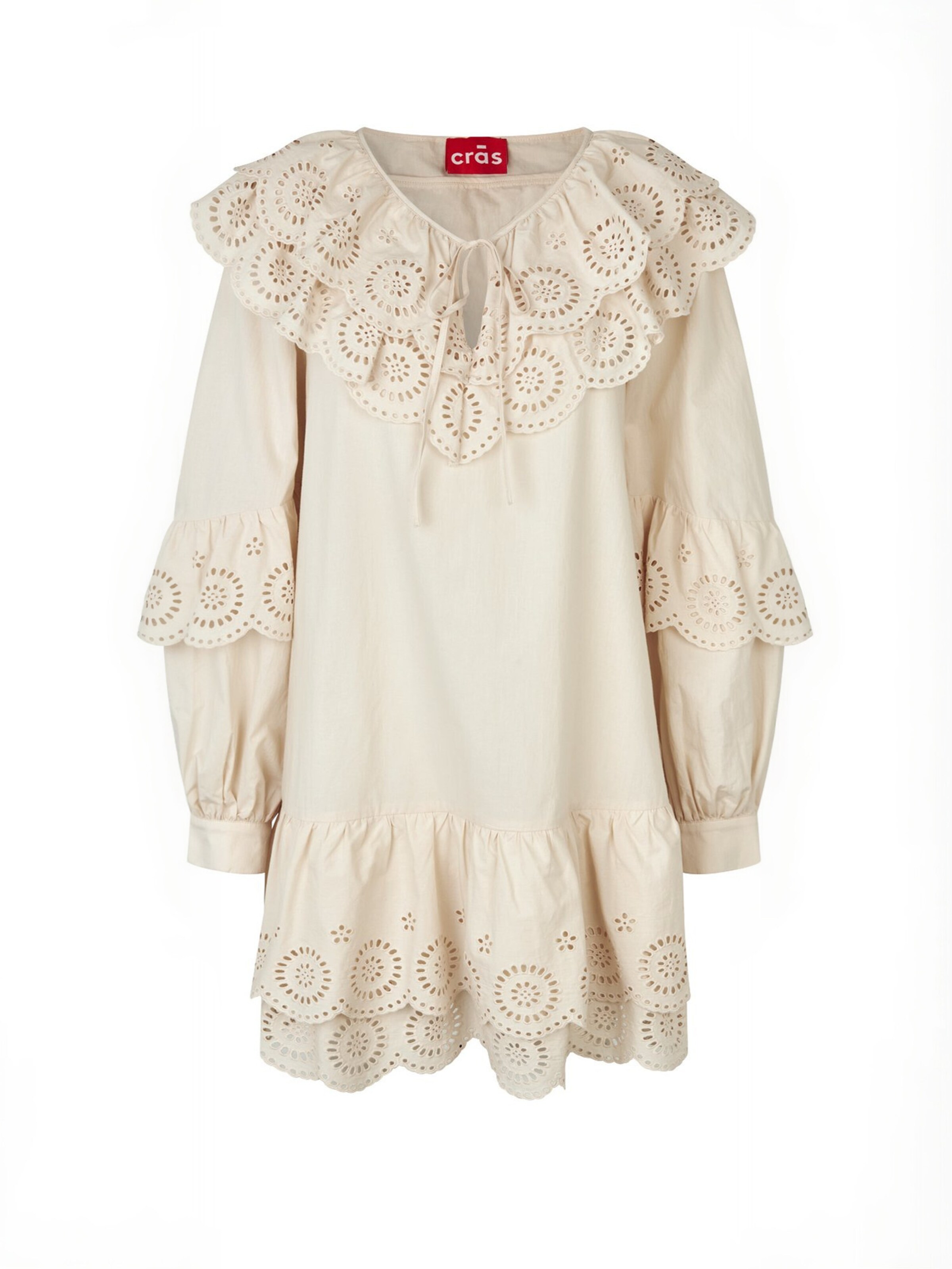 Robe ' Nellacras ' Crās en beige : devant