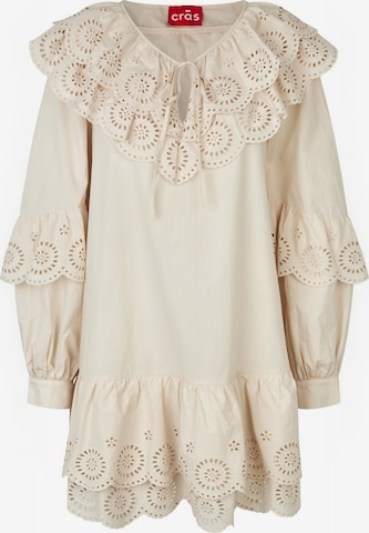 Robe ' Nellacras ' Crās en beige : devant