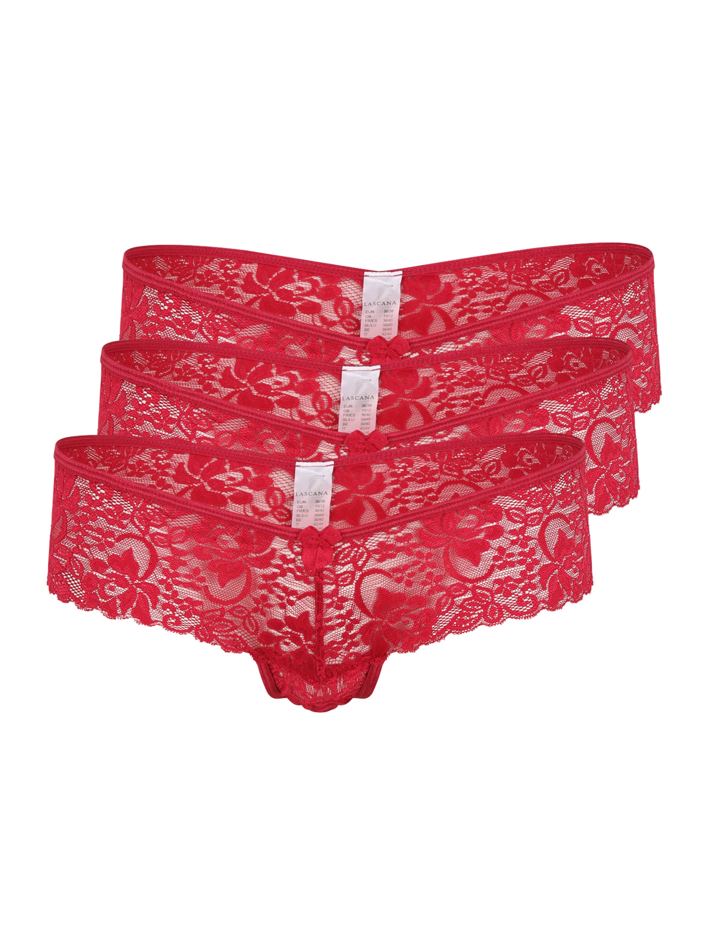Intimo 4qUD4 LASCANA String in Rosso 