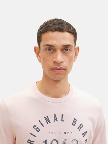 TOM TAILOR T-Shirt in Pink