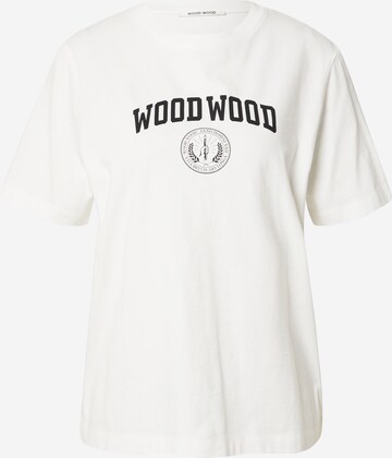 WOOD WOOD Shirt 'Alma' in Wit: voorkant