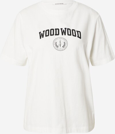 WOOD WOOD قميص 'Alma' بـ أسود / أبيض, عرض المنتج
