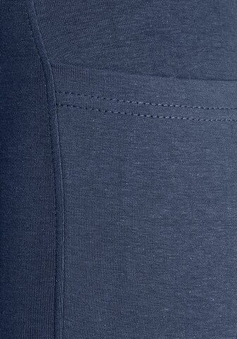 VIVANCE Skinny Sporthose in Blau