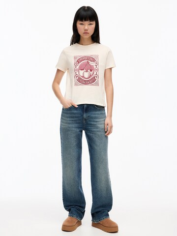 Pull&Bear Shirt in Beige