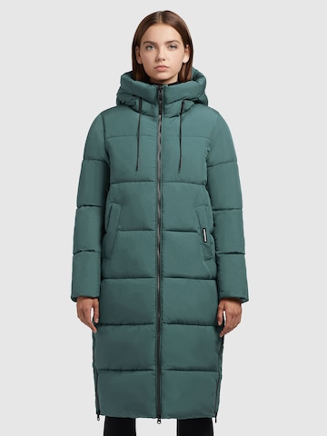 khujo Zimní kabát 'Miri' – zelená: přední strana