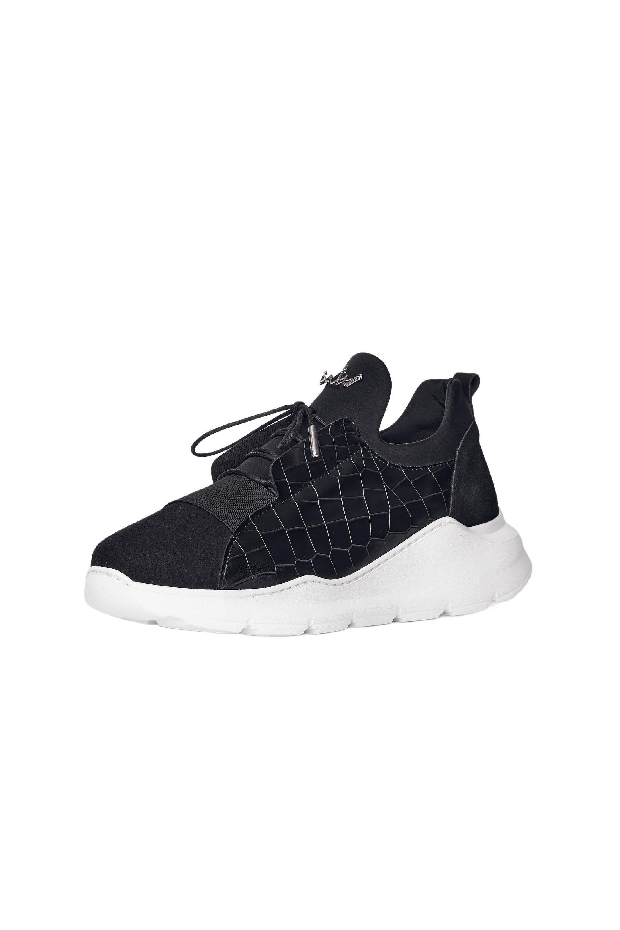MARTIN VALEN Baskets basses en 40 en noir, Vue avec produit