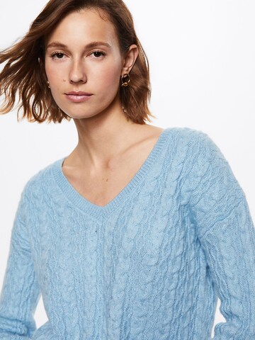 MANGO Sweater 'Rinko' in Blue