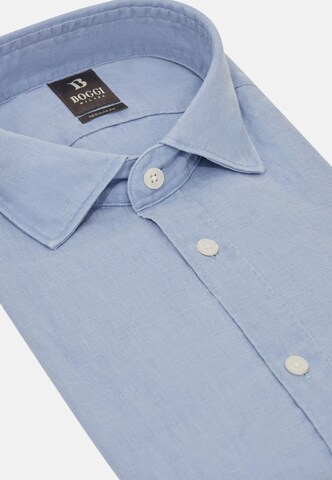 Coupe regular Chemise Boggi Milano en bleu
