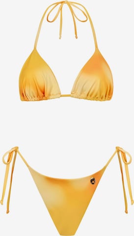Acuarela Brand - Triángulo Bikini 'Sunrise Set' en amarillo: frente