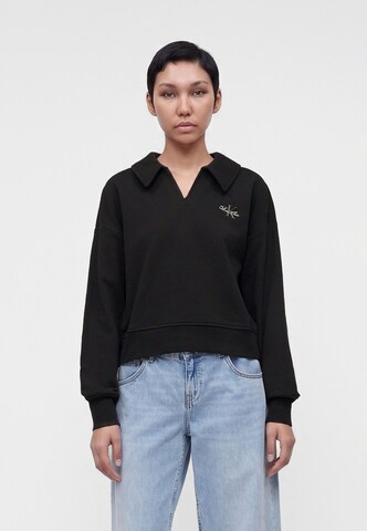 Felpa di Calvin Klein Jeans in nero: frontale