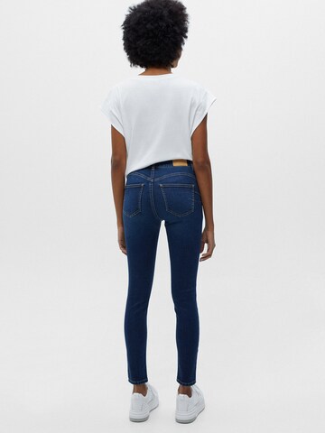 Pull&Bear Skinny Farmer - kék