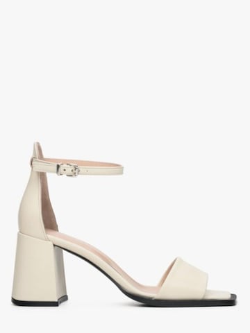 Estro Sandaal '48-142' in Beige: voorkant