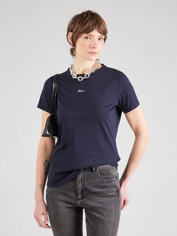 T-shirt BOSS en bleu : devant