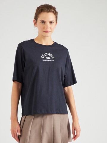 COLUMBIA Функционална тениска 'North Cascades' в черно: отпред