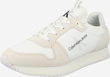 Calvin Klein Jeans - Zapatillas deportivas bajas en blanco: frente