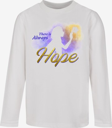 ABSOLUTE CULT Shirt 'Wish - Gradient There Is Always Hope' in White: front