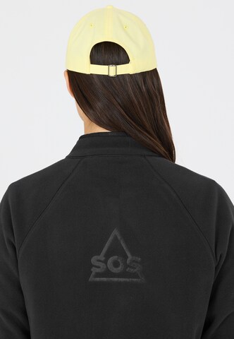 SOS Fleecejacke 'Hakuba' in Schwarz