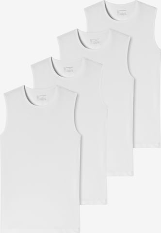 Maillot de corps SCHIESSER en blanc : devant