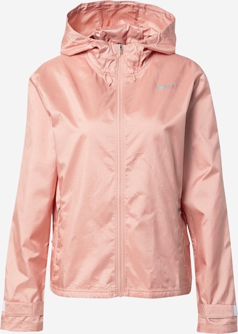 NIKE Athletic Jacket in Red: front