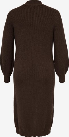 ONLY Carmakoma Knitted dress 'LUCCA ESLY' in Brown