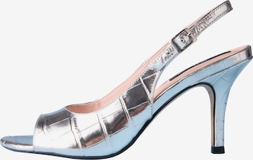 Sandalo 'Tabitha Simmons X Next' di Next in argento: frontale