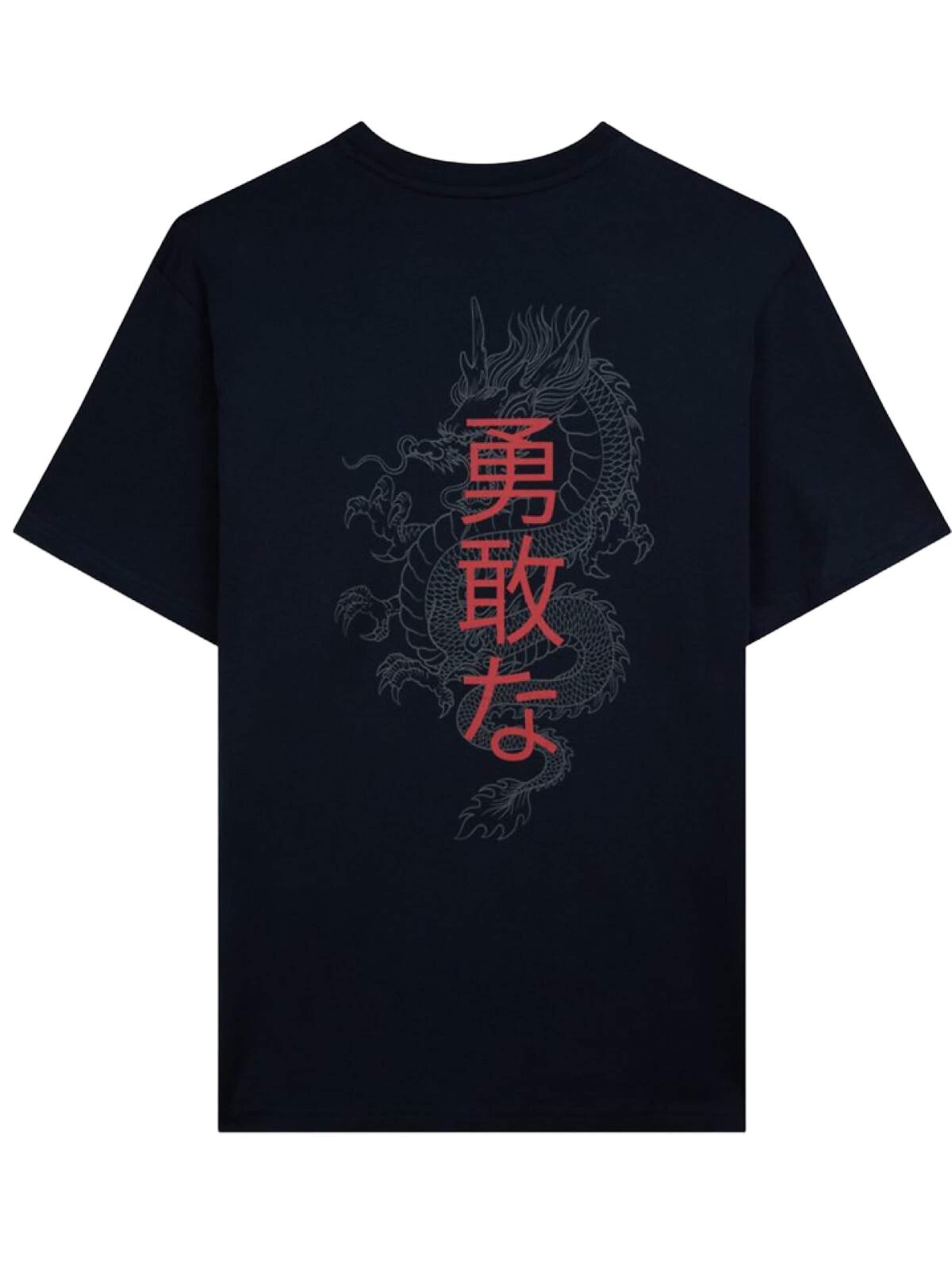 LTB Jeans Shirt 'LTB Jeans Herren T-Shirt mit japanischem Rückendruck' in Blue