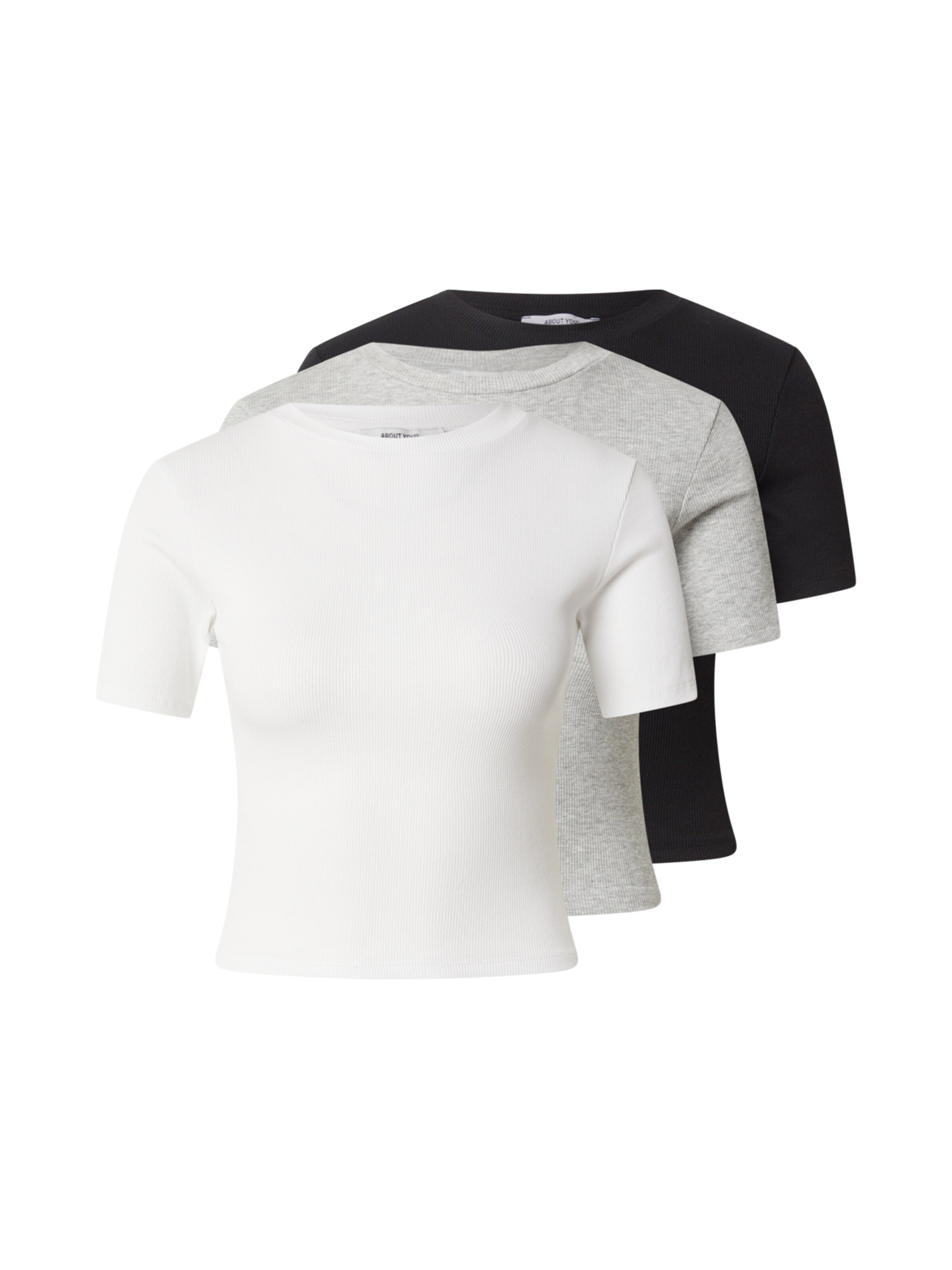 ABOUT YOU Shirt 'Ella' in Grey: front