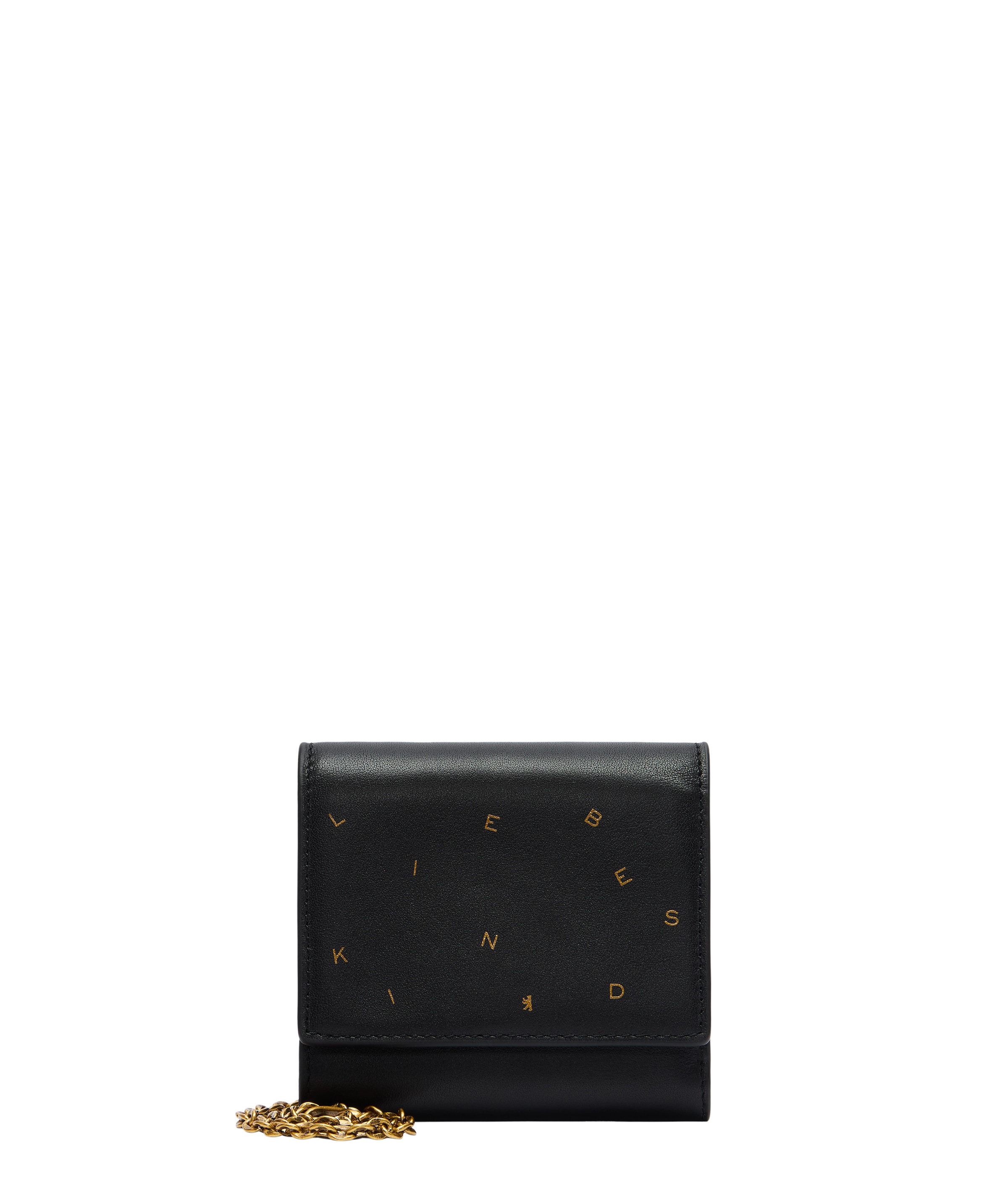 Liebeskind Berlin Portemonnee in Zwart: voorkant