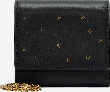 Liebeskind Berlin Portemonnee in Zwart: voorkant