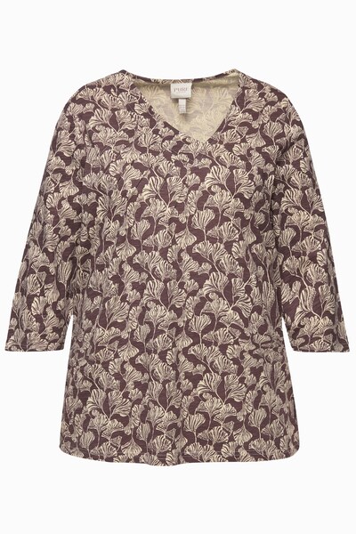 Ulla Popken Shirt in Beige / Brown, Item view