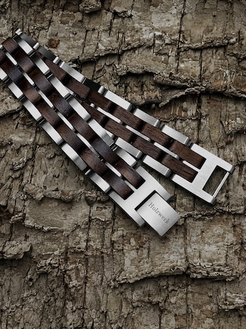 Holzwerk Bracelet 'ORTHSEE' in Silver