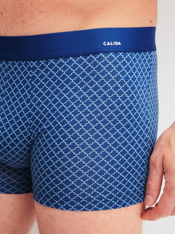 CALIDA Boxershorts 'Cotton Code Design'‌ in Blau