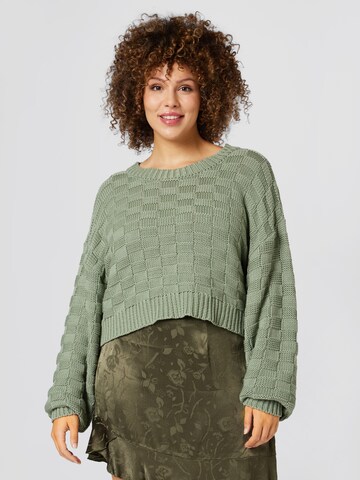 A LOT LESS Sweater 'Doro' in Green