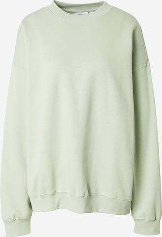 WEEKDAY Sweatshirt in Green: front