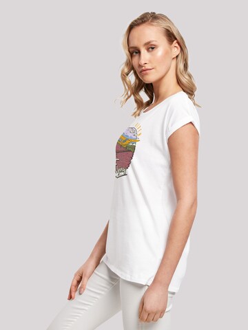 F4NT4STIC Shirt 'Red River Flying' in White