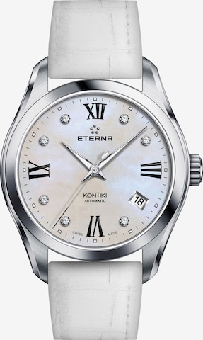 ETERNA Uhr in Weiß: Vorderseite