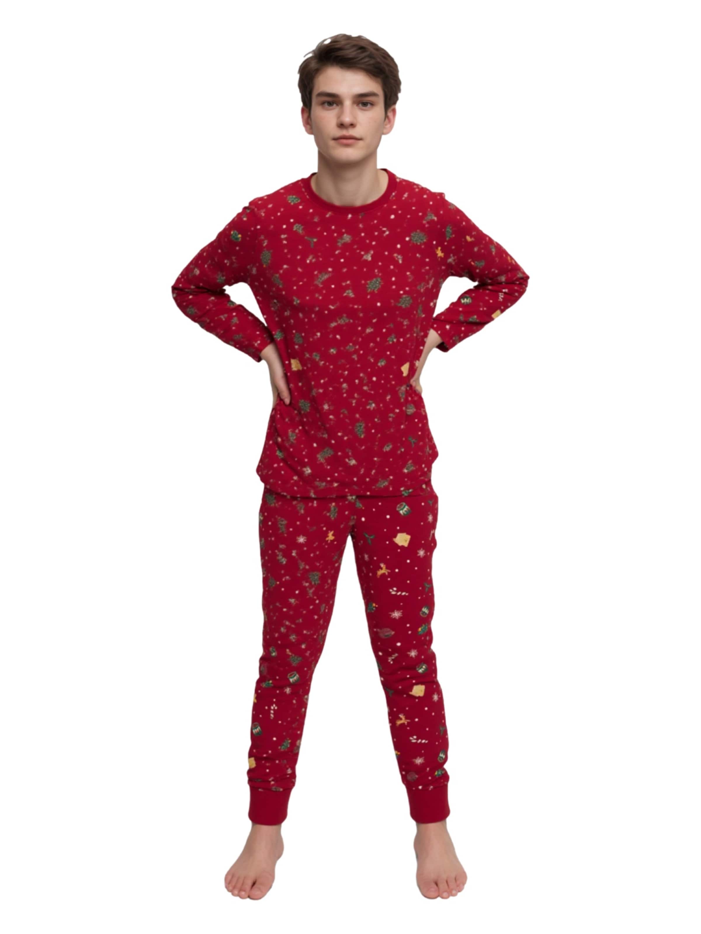 NAME IT Pajamas 'NKMAmel' in Red: front