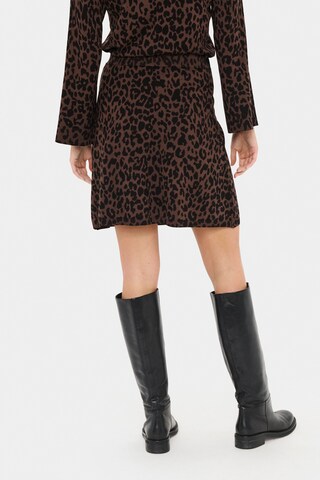 SAINT TROPEZ Skirt 'ZhilaSZ' in Brown