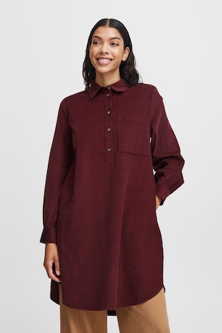 b.young Blouse in Brown: front