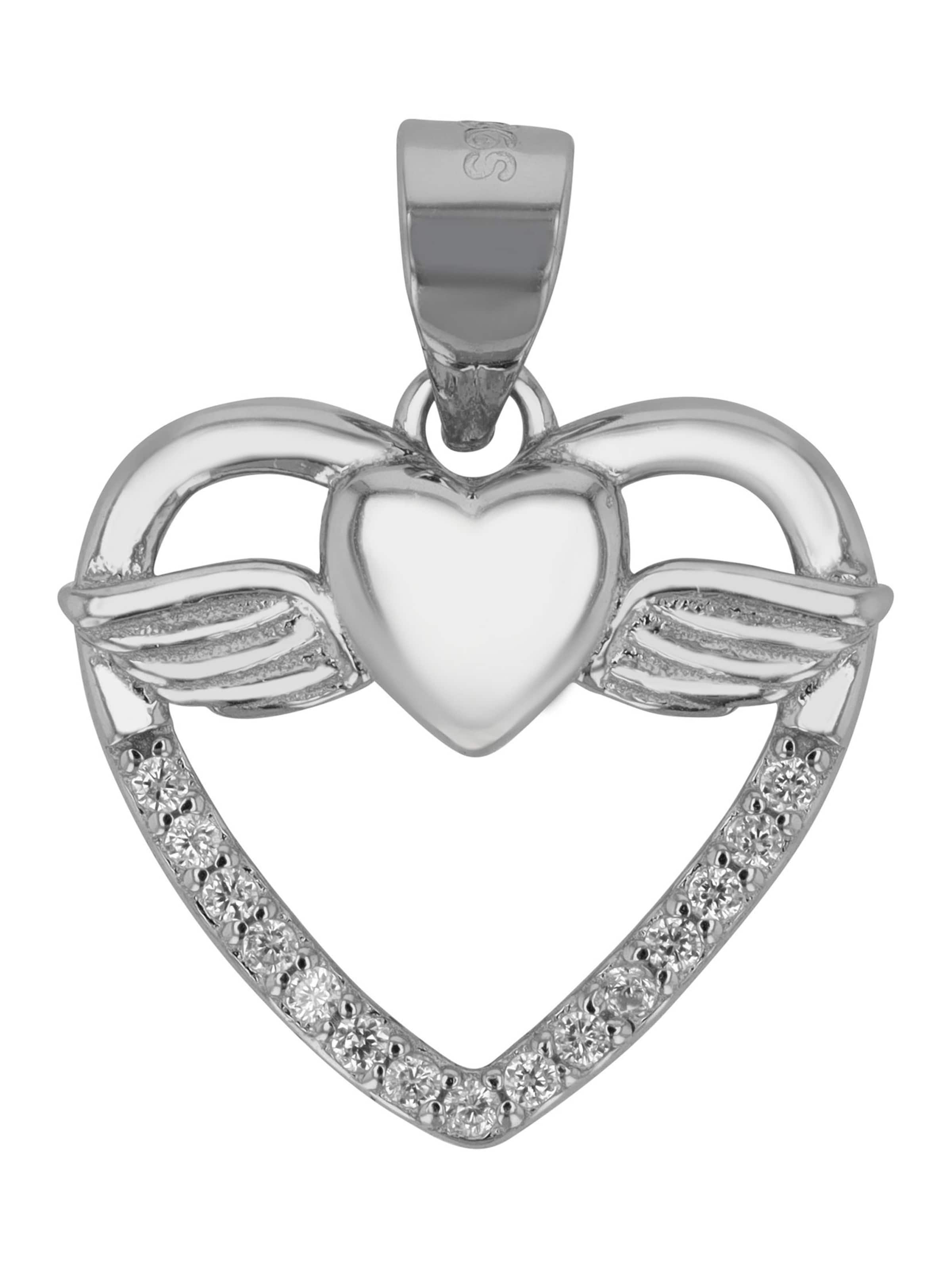 Akzent Pendant 'Gulisa, 925 Sterlingsilber, langlebig' in Silver: front