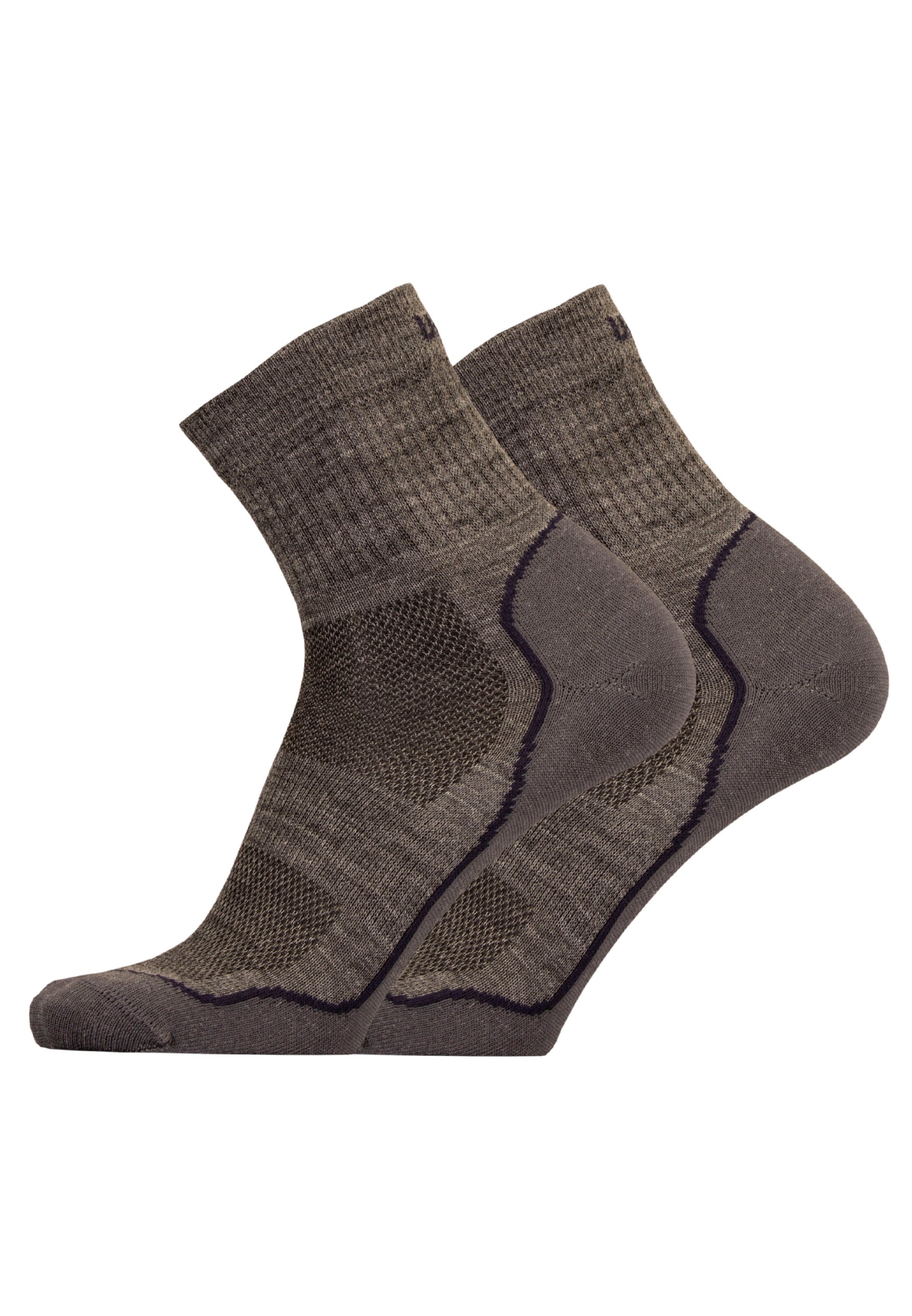 UphillSport Athletic Socks in Grey: front