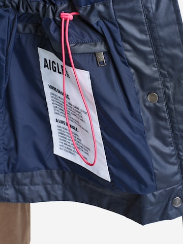 AIGLE Přechodová parka – modrá: přední strana